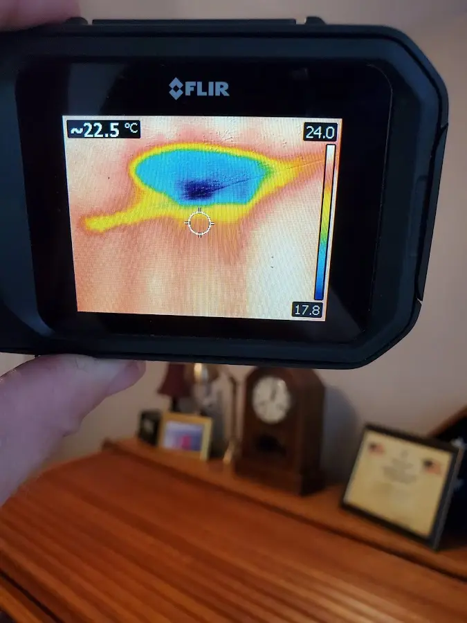 Thermal imaging inspection for water damage in Rushville