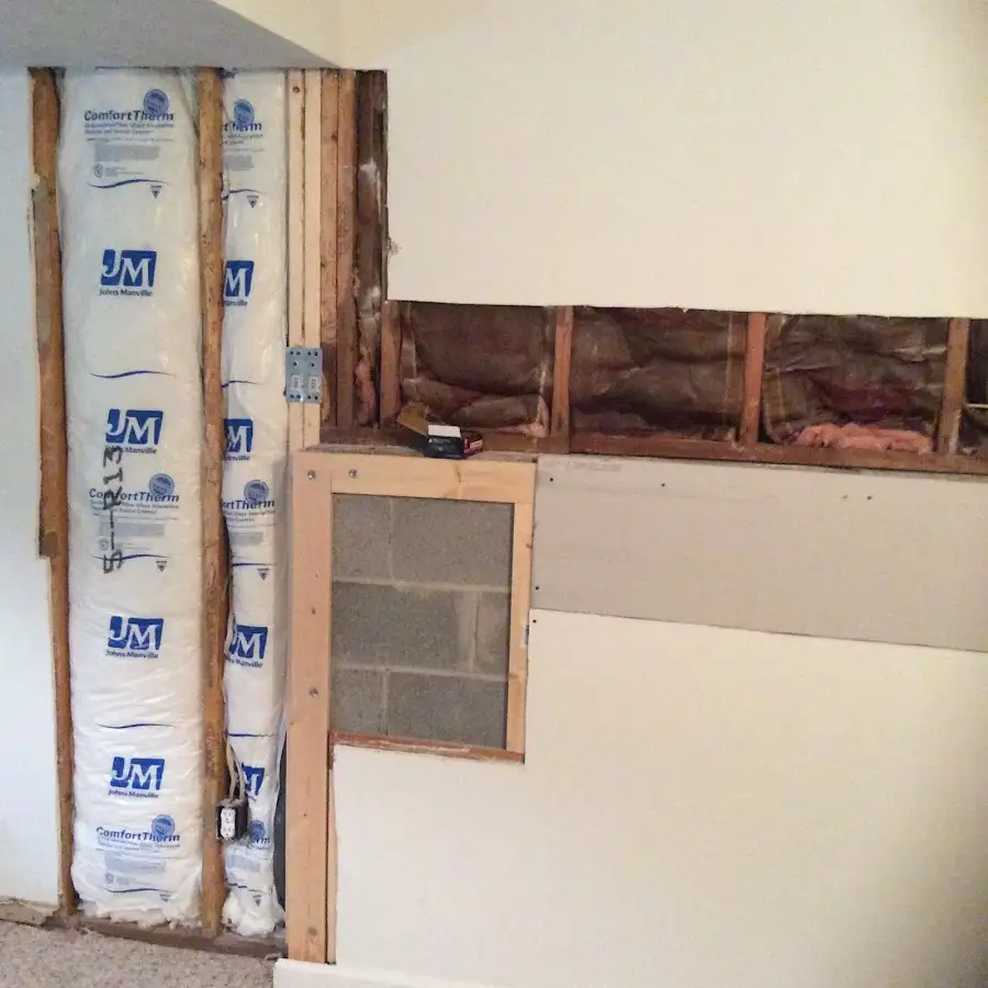 Wall insulation replacement during Odor Removal & Deodorization in Rushville